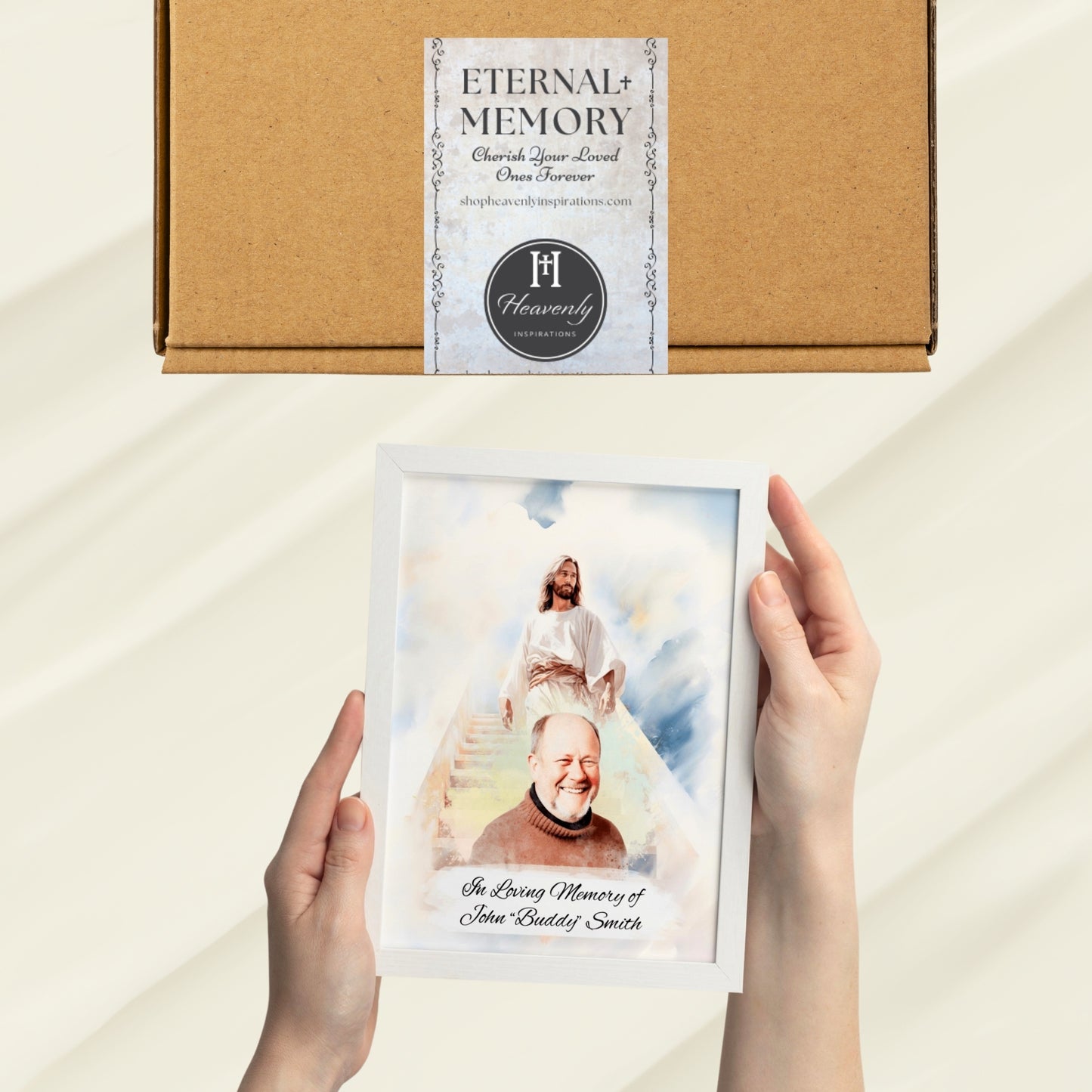 Basic Eternal Memory Personalized Memorial Art Gift Set