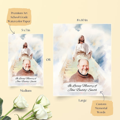 Basic Eternal Memory Personalized Memorial Art Gift Set